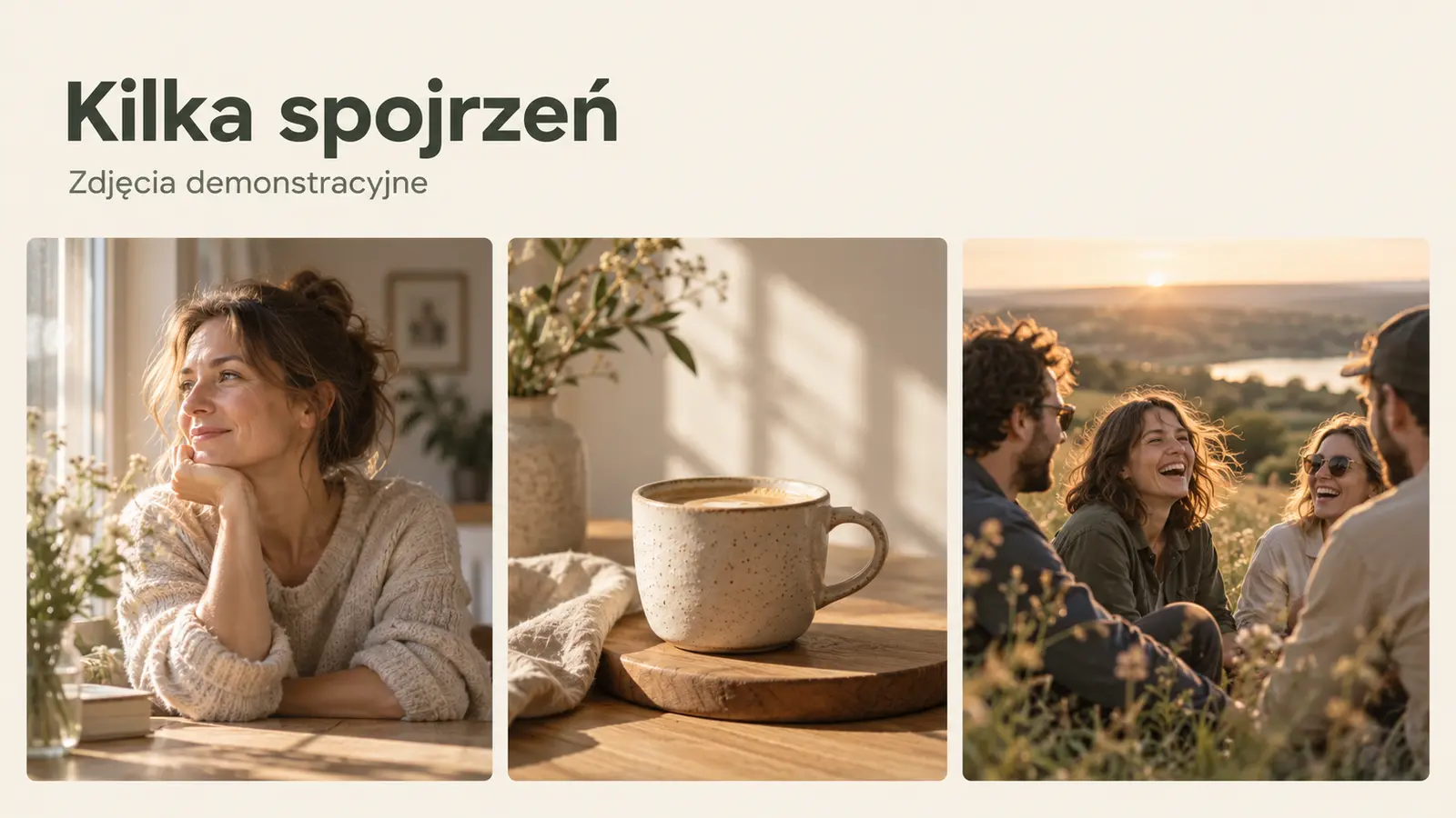 Projekt szablonu Wizytówka dla fotografa — sekcja Portfolio